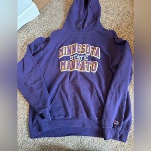 minnesota state mankato champion purple hoodie. MSU mavericks